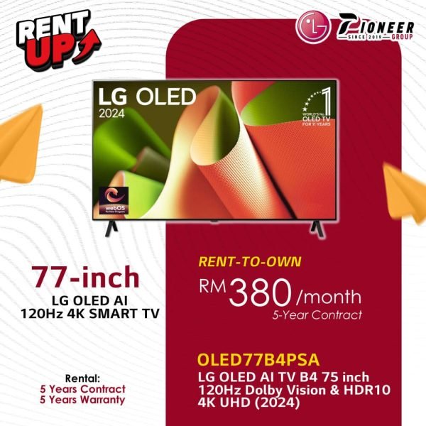 TV - OLED 77 inci RM380